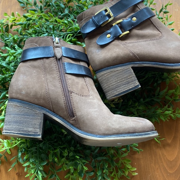 Franco Sarto LINDEN2 Brown Leather Ankle Boot - Picture 12 of 16